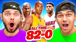Make An ALL-TIME 82-0 NBA Team, Win The Prize! w/ Moochie
