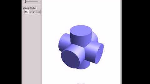 Intersection and Union of Cylinders