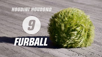 Basic Fur Simulation in Houdini: Create a Rolling Furball — HHS1:E9