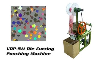 VDP -511 sequin die cutting punching machine_China