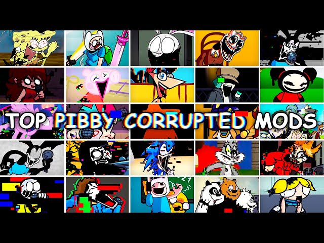 Top Pibby Corrupted Mods of All Time - Friday Night Funkin' - ALL PIBBY MODS  