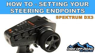 Setting Steering Endpoints - Spektrum DX3