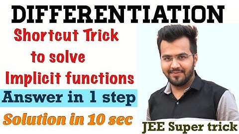 DERIVATIVE SHORTCUT TRICKS (Solve within seconds) | Probably you never knew