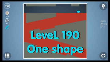 Brain It On! Level 190 ♕ One shape ♕
