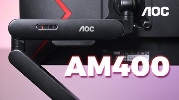 Ergonomic and Durable Monitor Arm | AOC AM400 Unboxing and Review