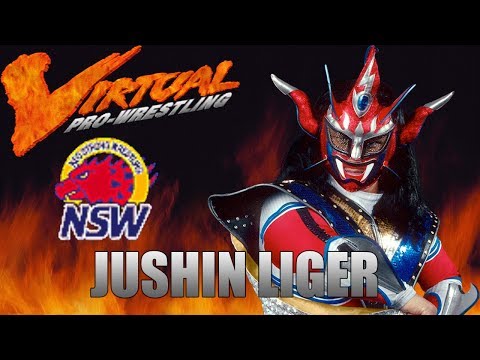 Virtual Pro Wrestling PSX NSW NJPW Title JUSHIN LIGER 1080p 60fps
