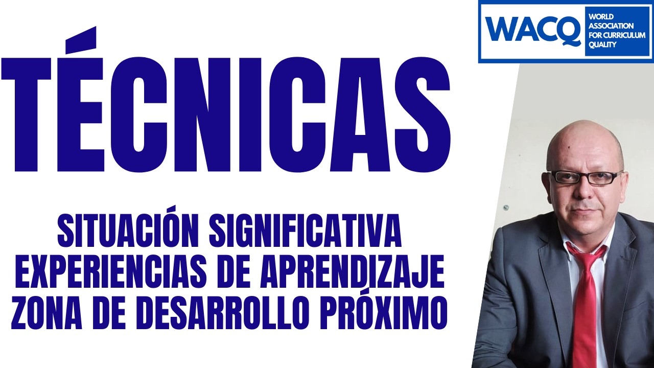 TECNICAS DE E-A: SITUACION SIGNIFICATIVA