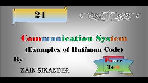 Huffman Coding Algorithm | Technique for binary system | Examples | Part 1 | 2020