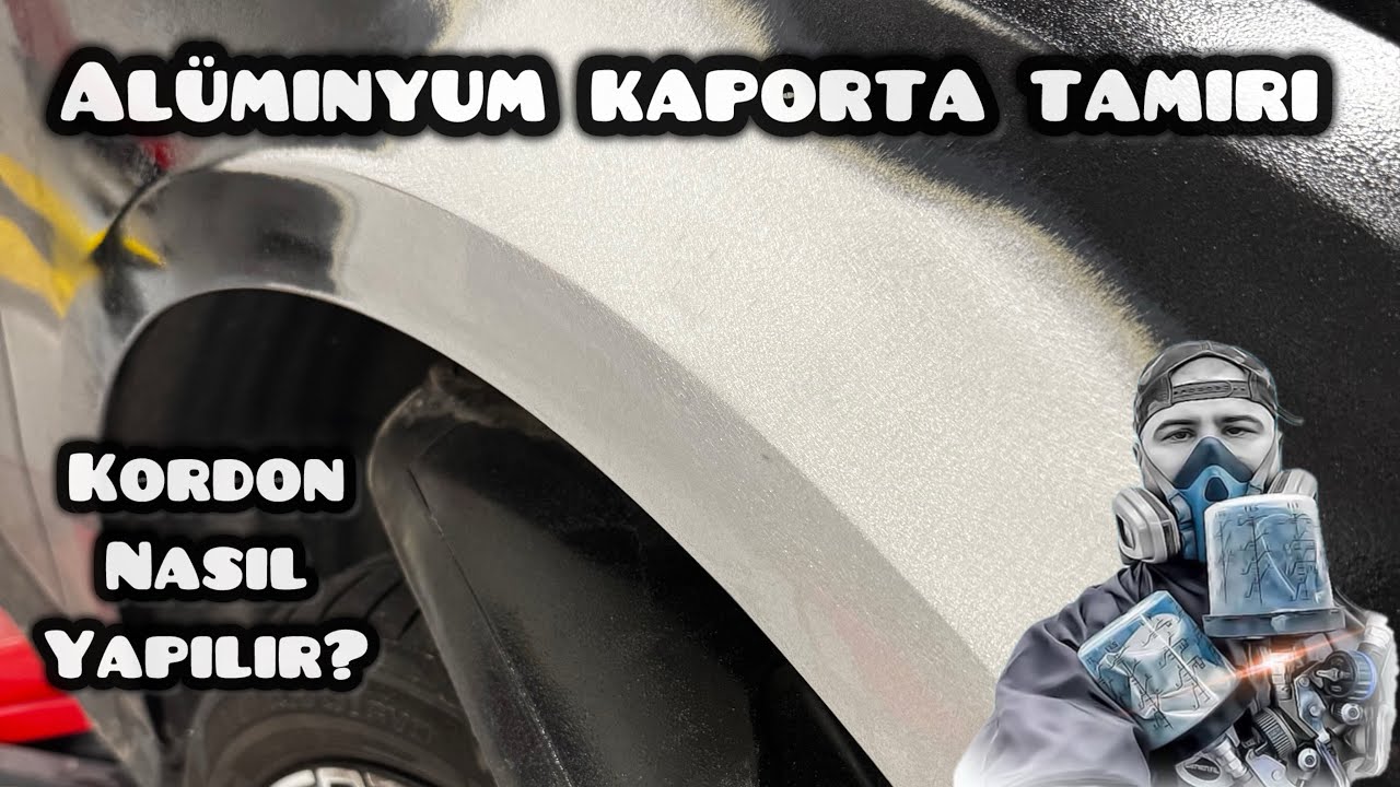 ALÜMINYUM KAPORTA TAMIRI !! KORDON NASIL ÇIKARTILIR ?? DETAYLI !!