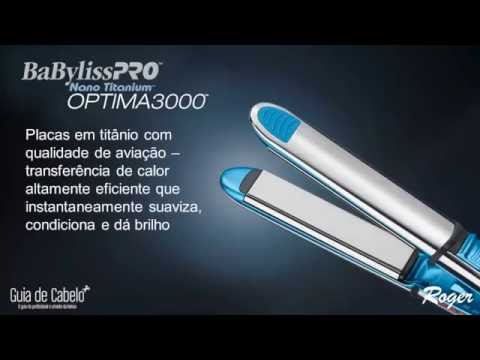 Prancha Babyliss Nano Titanium Pro Optima 3000 By Roger