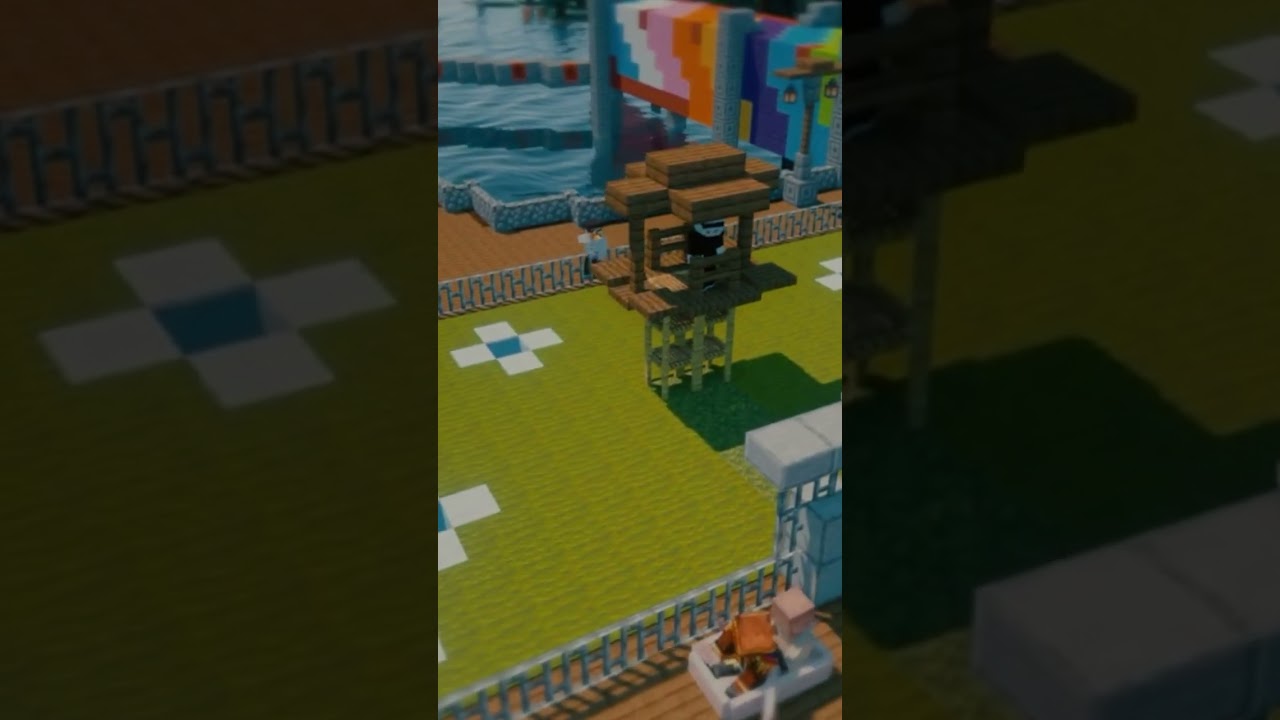 Аттракцион в майнкрафте "Гольф"  