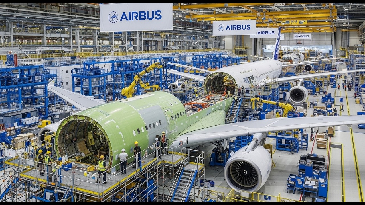 How Airbus Aircraft Are Assembled