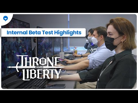 [NCing] THRONE AND LIBERTY - 사내 테스트 현장 스케치 | Internal Beta Test Highlights