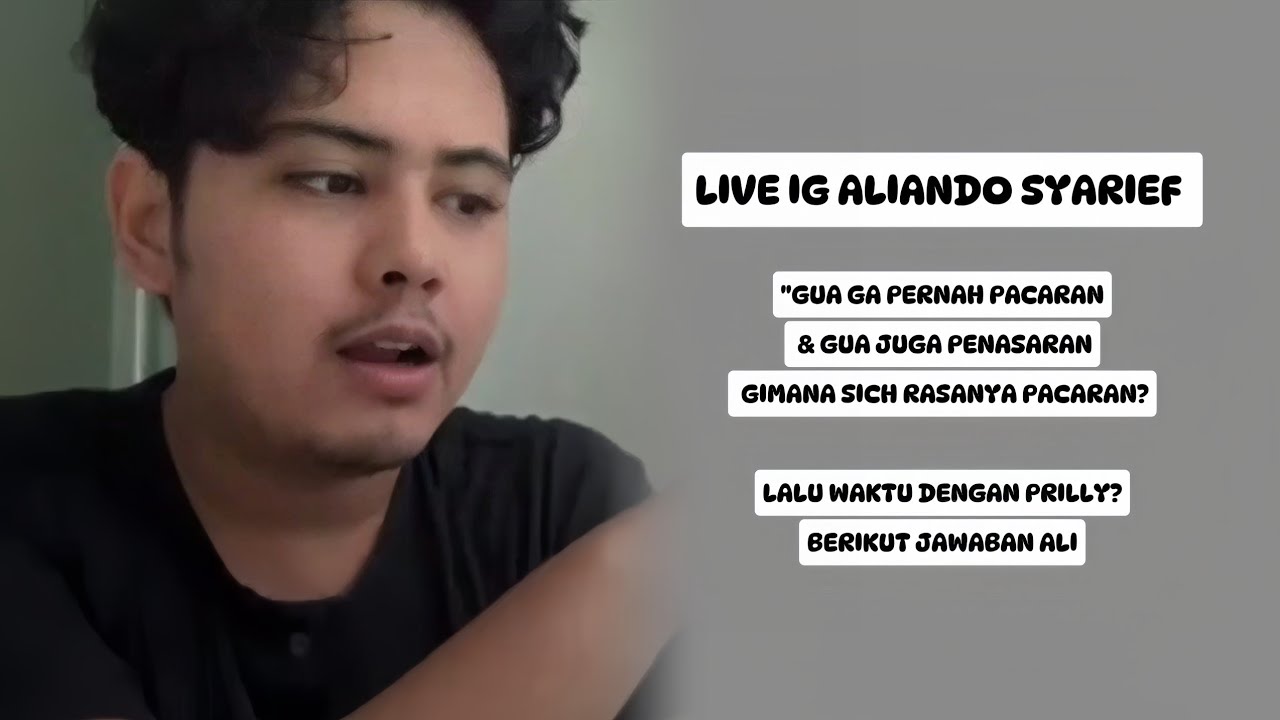 live  IG Aliando Syarief 