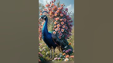 The Most Extravagant Peacock in Nature #ai #birds #shorts