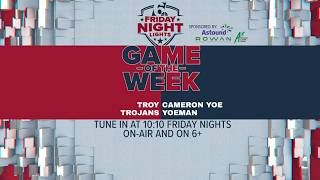 Friday Night Lights Game of the Week announcement Week 8 | Troy vs. Cameron Yoe