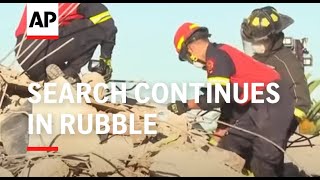 Search continues in rubble of collapsed South African building