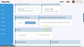 BTC - OneFile - Adding a learner