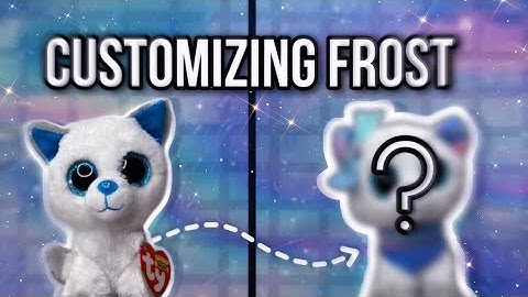 Beanie Boo Custom: Customizing Frost