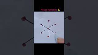 3x2 simple Rangoli designs Dot Rangoli #rangoli #shorts #3x2 #indianart #dotrangoli