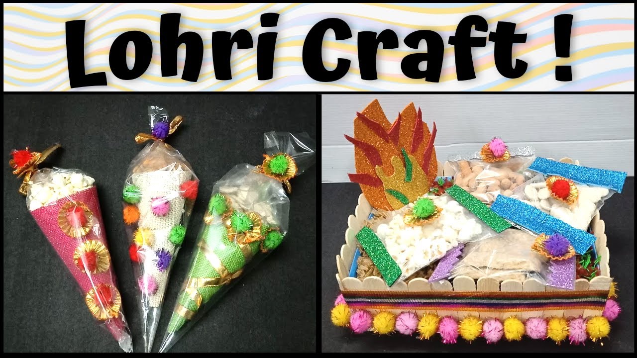 2 in 1 Lohri Festival Decoration Craft and Lori ( लोहड़ी ) Gift