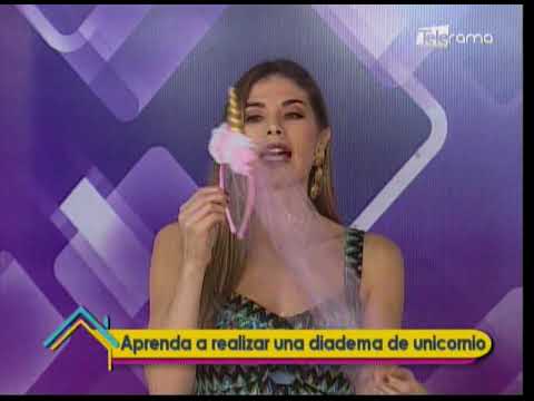 Aprenda a realizar una diadema de unicornio