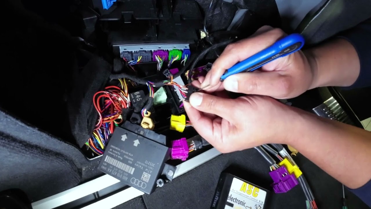 Air Suspension Control (ASC) installation Audi A6 / A7 YouTube