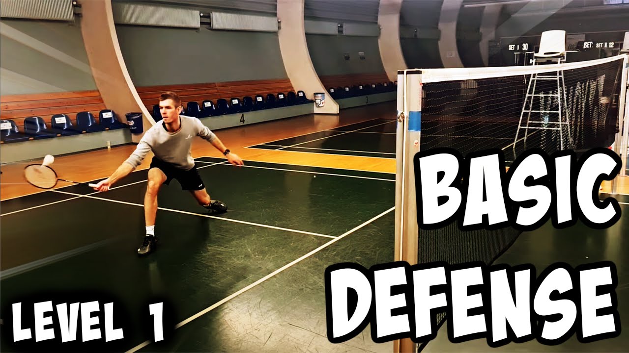 Badminton Drill Single Defense Smash (Level 1) YouTube