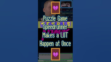 Puzzle Game Speedrunner Makes a LOT Happen at Once [Tetris Attack]
