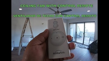 How to reprogram a minka aire ceiling Fan - Como reprogramar un Ventilador control remoto (2020)