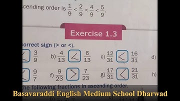 30-12-20/3rd std/Maths /Chap- 1 Fraction Compare  -2/Basavaraddi English Medium School Dharwad.