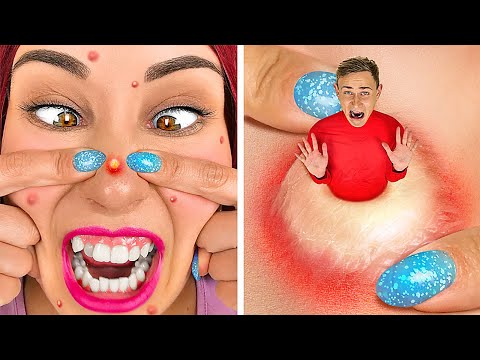 IF OBJECTS WERE PEOPLE || Funny Food, Makeup Situations We Can Relate To! Comedy by 123 GO! FOOD