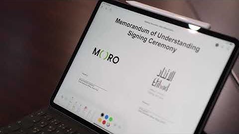 Signing Ceremony - Etihad ESCO joins Moro Hub’s Smart Cities Command and Control Centre