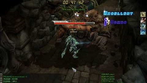 Cabalonline Frozen Tower of Undead B1f lvl 85 FB solo (part 3)