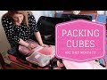 PACKING CUBES - ARE THEY WORTH IT? / COME PACK WITH ME