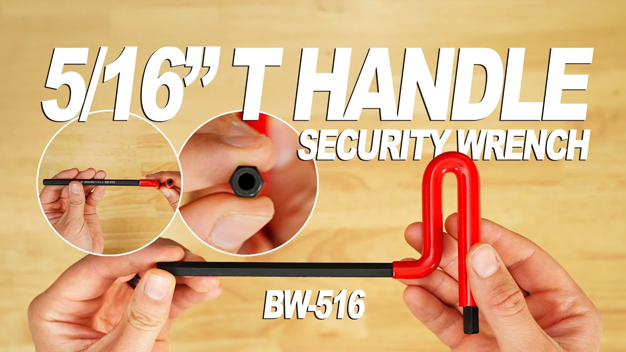 T Handle Security Wrench 5/16