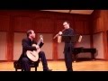 Astor Piazzolla - Cafe 1930 for Flute & Guitar - Marco Granados, Felippe Santos