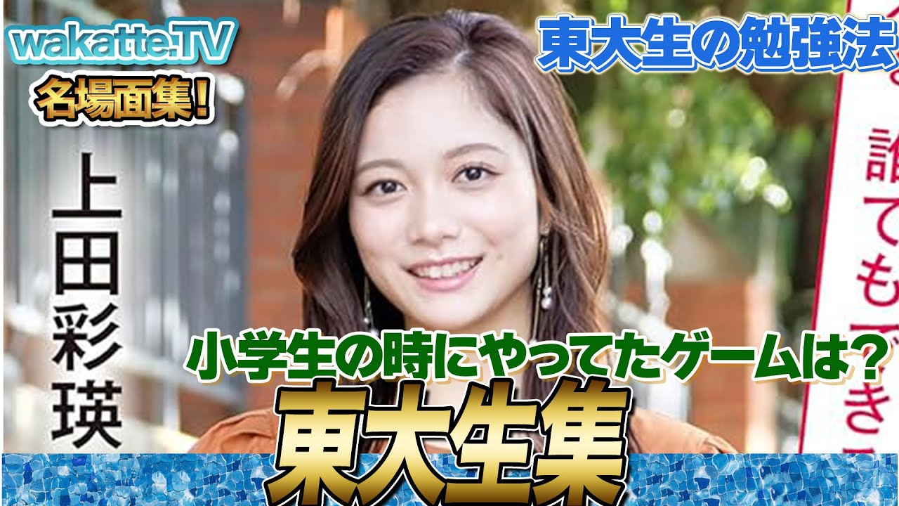 東大生集 [wakatte. TV切り抜き]