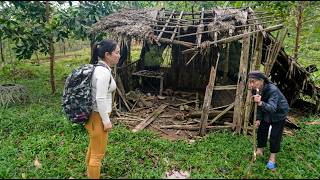 FULL TIMELAPSE: Girl Alone Builds a Bamboo House for Poor 80 Year Old Grandma