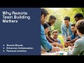 Remote Team Socialization for Managers