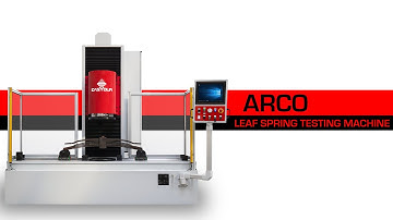 ARCO: leaf spring testing machine for railways and automotive applications