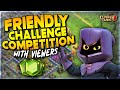 INSANE FRIENDLY CHALLENGE COMPETITION w/ VIEWERS!  (Livestream Highlights!)