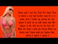 Nicki Minaj- Bought The Bar Lyrics