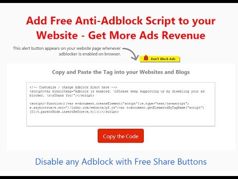 anti adblock script for