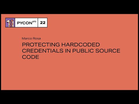 Protecting hardcoded credentials in public source code - Marco Rosa