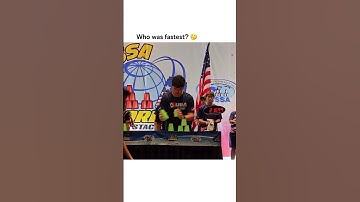 Insane speed from team USA 🥶#sportstacking #speedstacking #cupstacking #speedstacks #fast