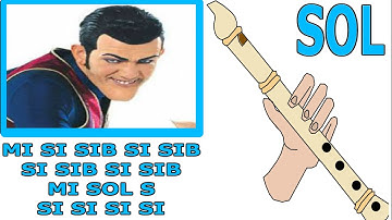 We are number one, flauta dulce fácil, tutorial con animación, easy flute recorder
