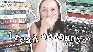 EVERY BOOK i read in 2021! // book year wrap up with RATINGS!
