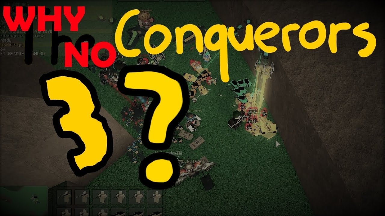 Why There Has Been Less Tc3 Content Roblox The Conquerors 3 Gameplay Default Skin Btw Youtube - roblox the conquerors 3 with kingfishbattlecrew