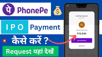 PhonePe se IPO ka Payment kaise kare | phonePe se ipo mandate kaise kare | phonepe ipo payment